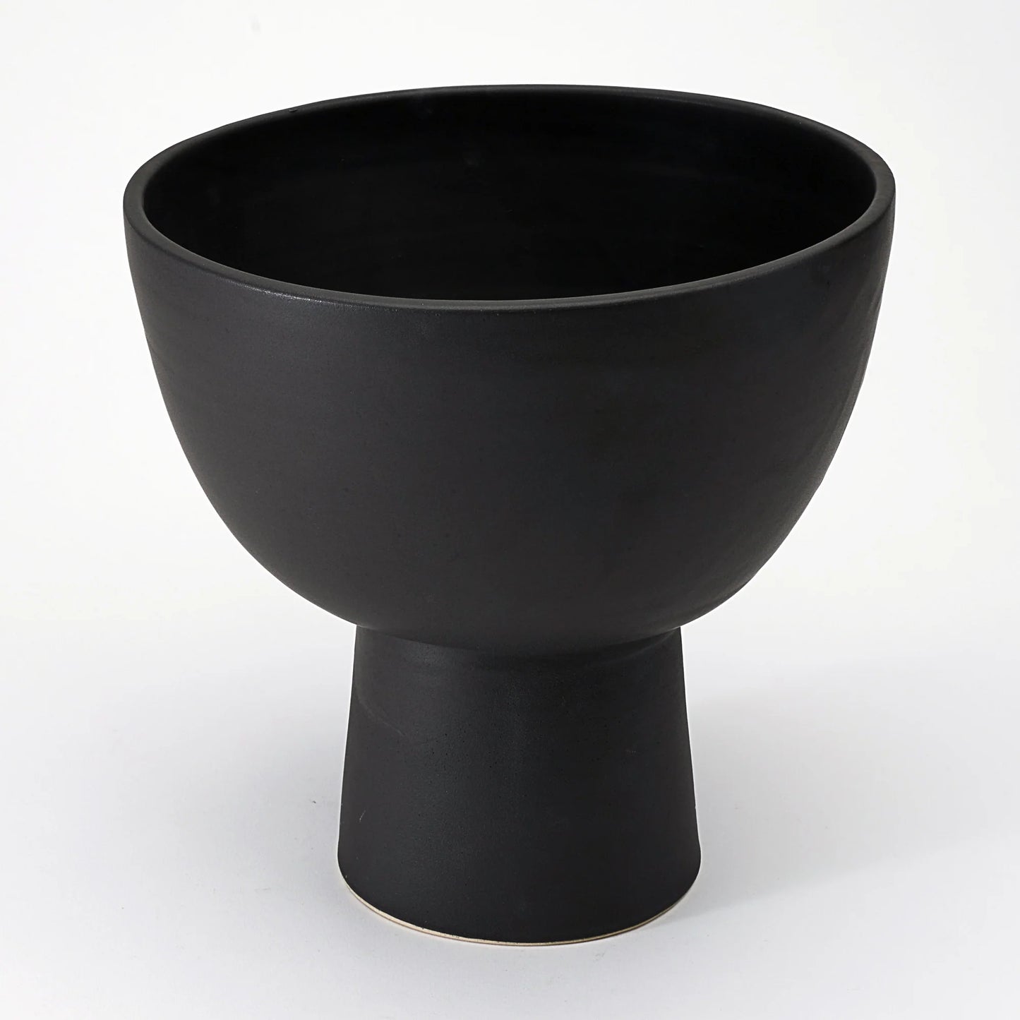 Footed Bowl, Black