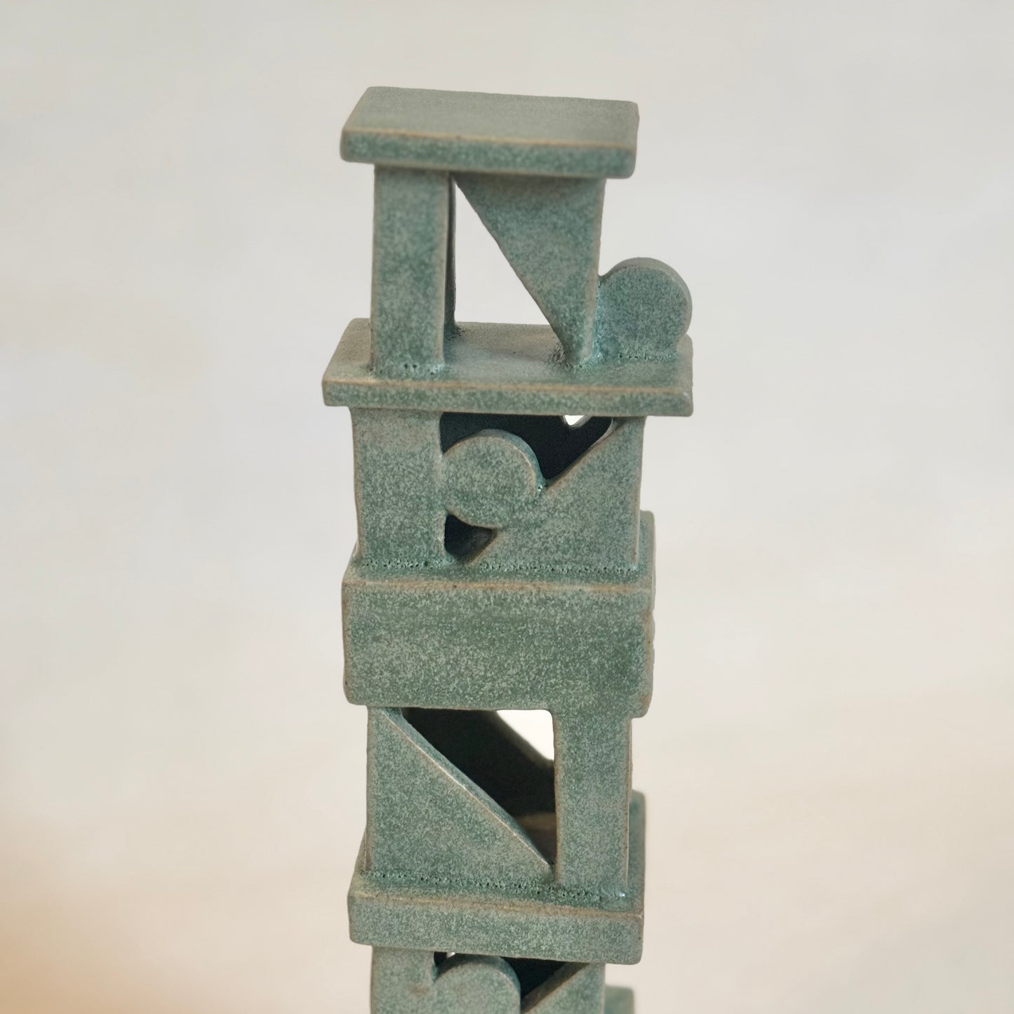 Small Abstract Tower Sculpture