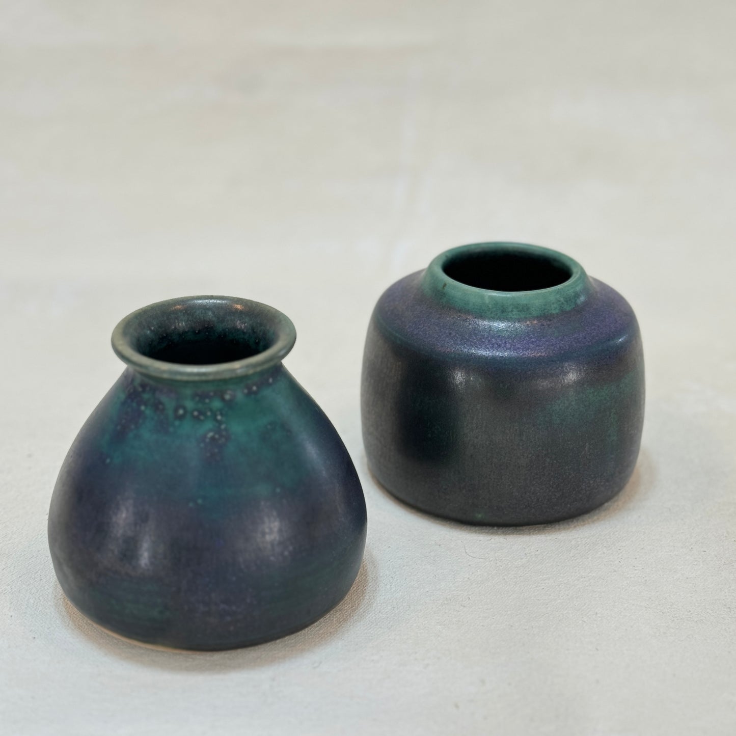 Ceramic Vase, Blue Green